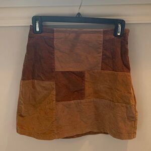 Hollister corduroy skirt